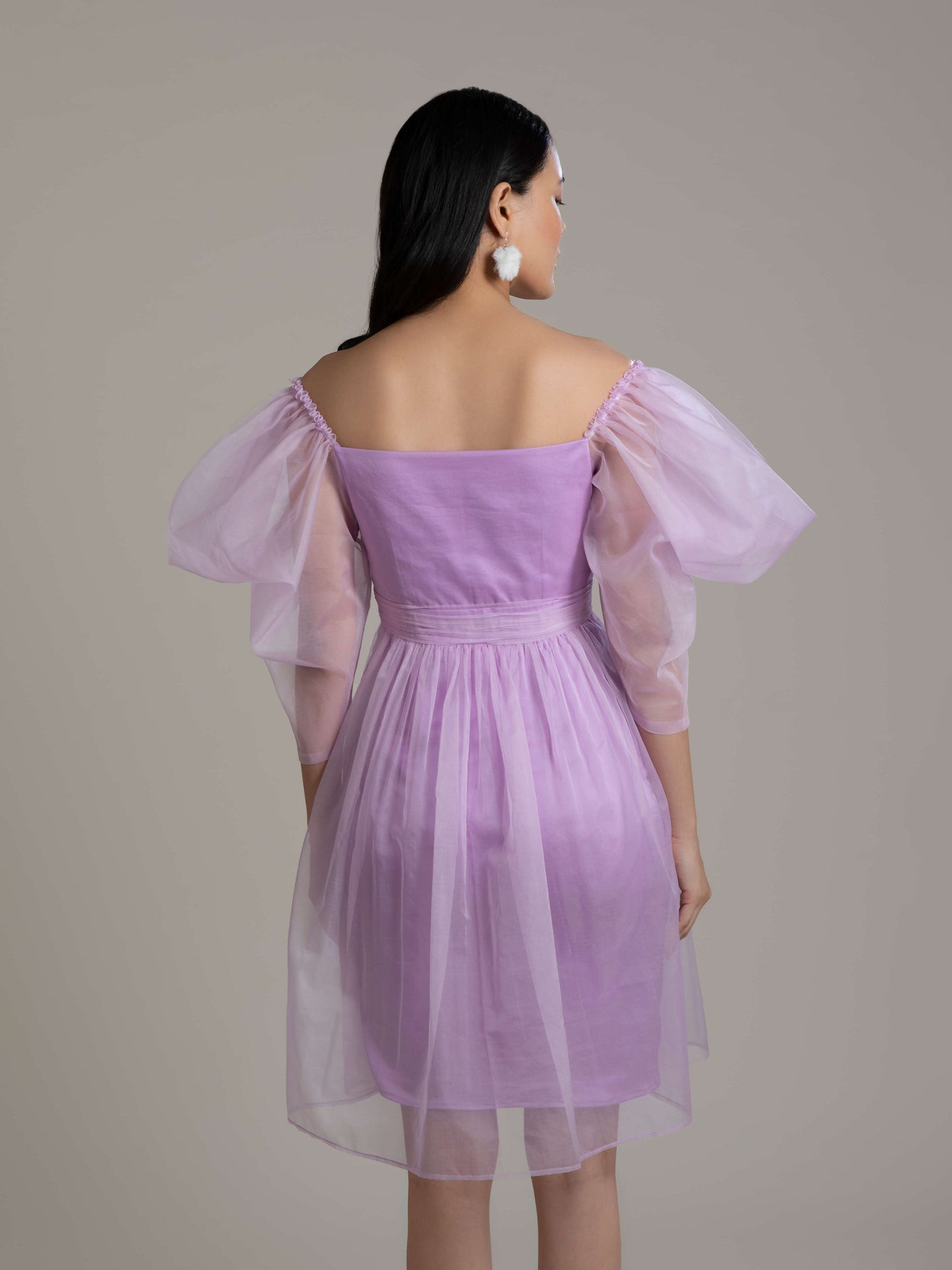 Lilac Pixie Organza Dress