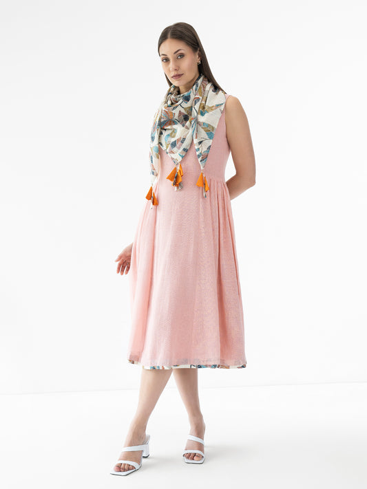 Peach Jute Dress