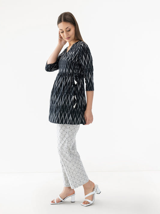 Pepper Black Ikat Co-ord Set