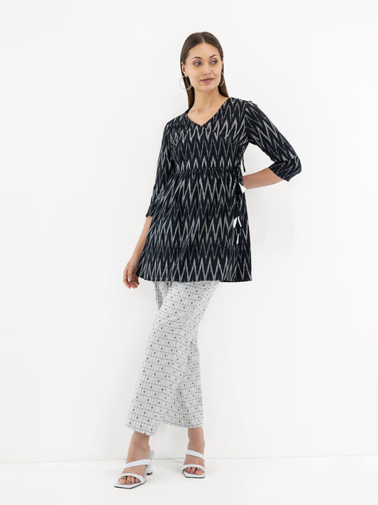 Pepper Black Ikat Co-ord Set